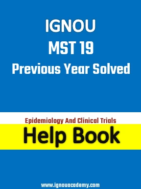 IGNOU MST 19 Previous Year Solved Question Paper